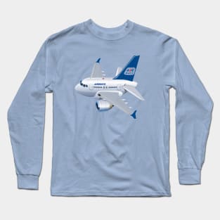 Cartoon airplane Long Sleeve T-Shirt